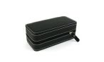 Black leather collection of two watch boxes is the new design of fashion storage of two watches high quality PU leather best-selling watch box.We are a supplier of cheap wholesale high quality watch box.