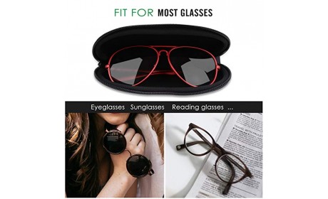 Neoprene Sunglasses Eyeglass Soft Case Pouch Ultra Light Neoprene Zipper Case