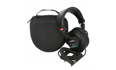 Professional Black Large Diaphragm Headphone Storage Bag