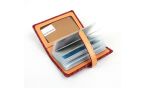 PU leather credit card holder business card holder with card slots