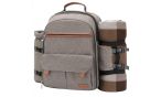 Wholesale Gray 4 Person Family Camping Set Picnic Backpack