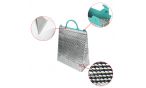 Inner Aluminum Foil Insulated Cooler Bags Waterproof Folding Thermal Lunch Bag