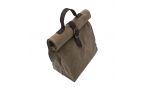 canvas lunch bag Casual design Waxed canvas lunch bag for Women Men and Child
