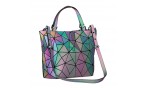 Colorful Geometric Luminous Women Tote handbag