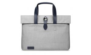 Gray 11 inch 13 inch laptop handbag with zippers closure wholesale for travel business storage
