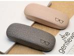 Hard Shell Glasses Case,Linen Fabric Case for Eyeglasses and Sunglasses 4 colors