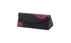 Supper September folding sunglasses case professional factory supply branded triangle folding glasses case