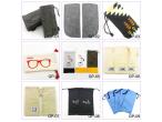 Gray Soft Sunglass Case - Soft Eyeglass Pouch - Reading Glasses Case