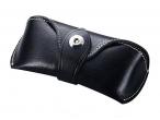Wholesale sunglass case, pure leather glasses case with good quality