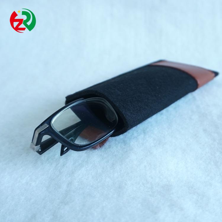 Least MOQ High Quality Custom Logo Eyeglasses Bag Durable Felt Glasses Case From China Factory