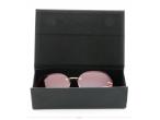 Hot sale folding case outside pvc inside soft velvet box cheap sun glasses cases boxes custom logo available