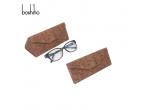 Custom Eco-friendly cork folding eyeglass sun glasses case