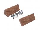 Custom Eco-friendly cork folding eyeglass sun glasses case