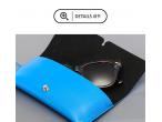 Most popular high end fashion sunglasses paper box set pu glasses case sunglasses with print logos