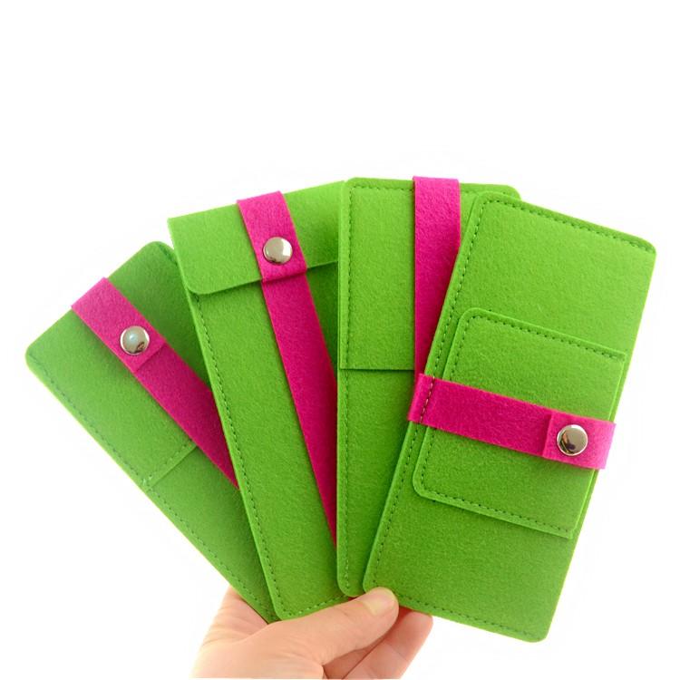China suppliers soft magic funny branded foldable reading kids double logo custom leather strip felt glasses case