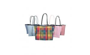 Large capacity neoprene tote bag handbag beach bag for women