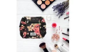 Lokass Drawstring Cosmetic Bag Lazy Travel Makeup Bag Pattern Make Up Storage Organizer Magic Cosmetic Pouch for Women Girls