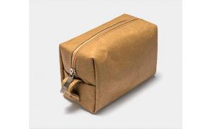 Best-selling corporate promotional gifts washable kraft paper travel cosmetic bag