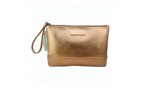 Personalized Promotional Pouch Wholesale Rose-Gold Travel Cosmetic Bag
