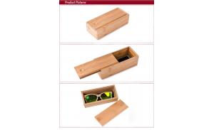 Premium quality new products wholesale customized handcrafted bamboo wood glasses case