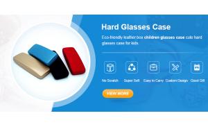 Clamshell hard Optical Eyewear Case eyeglasses Packaging Box
