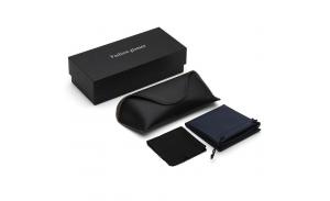 luxury Sunglasses packaging box soft sunglasses case Leather glasses case
