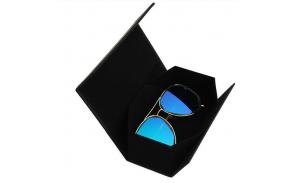 Hot sale brand name handmade folding glasses case, fashion sunglasses packaging box