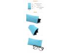 Wholesale ready stock shinny reading glasses leather cool sunglasses eyewear cases pouch