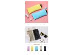 Wholesale ready stock shinny reading glasses leather cool sunglasses eyewear cases pouch