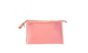 Wholesale Custom pink makeup bags travel PVC cosmetic bag