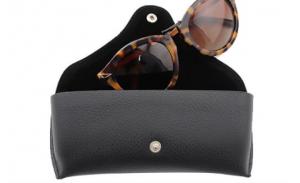 Factory eco friendly eyeglasses pouches wholesale sunglass case women PU leather custom eye glasses packaging box