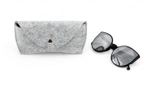 Wholesale eyeglass case comfortable large felt sunglasses bag glasses case