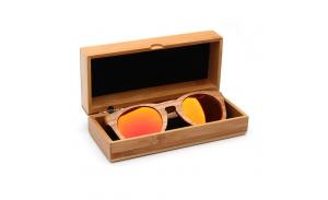 Hot selling Drawer Bamboo Sunglasses Glasses Case Customized