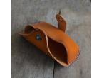 High quality leather glasses case/pouch/bag with various color