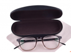 wholesale custom logo printed folding leather eyeglass case boxes eyeglasses case