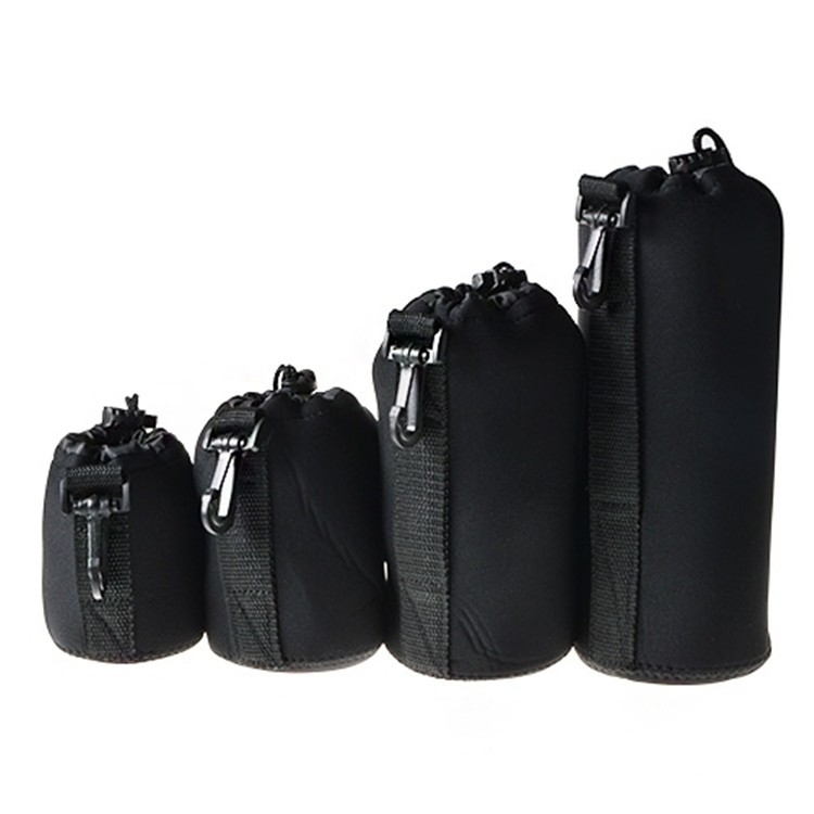 DSLR Camera Lens Pouch Camera Lens Waterproof Neoprene Carry Bag S M L XL SIZE lens bag kit