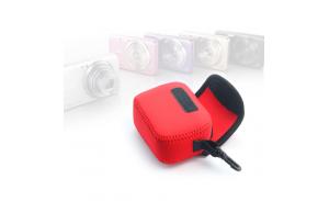 Custom Size Logo Neoprene Camera Case with Carabiner