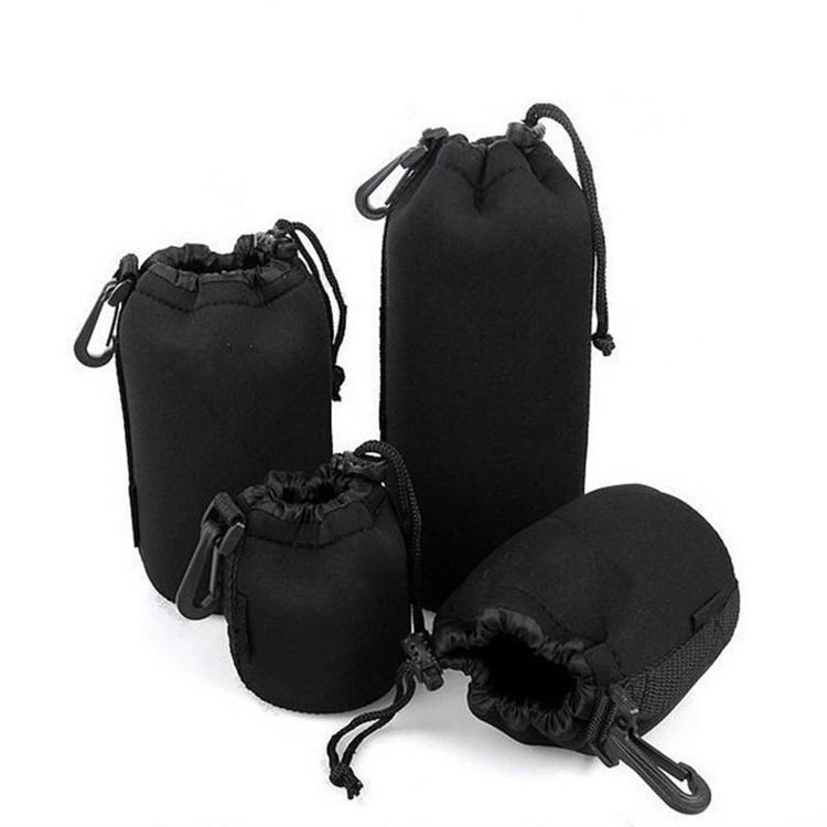 Camera Neoprene DSLR Lens Soft Pouch Protector Case Bag For Canon Nikon Sony  camera S M L XL