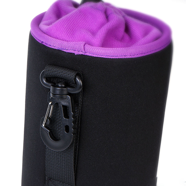 Customized Logo Color Waterproof Neoprene Durable SLR Camera Lens Pouch